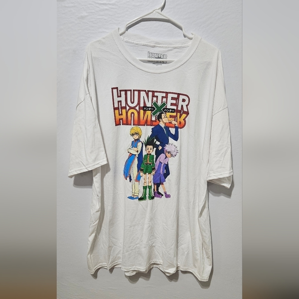 Hunter X Hunter T Shirt - MEN'S 3XL Manga Anime Short Sleeve White Cotton B13